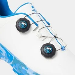 G/FORE Golf Shoes - Perforated G/DRIVE - Cielo Camo SP23 -Golf Fashion Shop g fore golf shoes perforated g drive cielo camo sp23 g4ma23ef33 cielo f