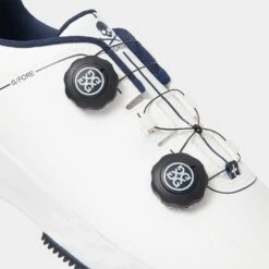 G/FORE Golf Shoes - Perforated G/DRIVE - Snow - Twilight 2023 13 G/FORE Golf Shoes - Perforated G/DRIVE - Snow - Twilight 2023 -Golf Fashion Shop g fore golf shoes perforated g drive snow twilight sp23 g4ma23ef32 twlt f