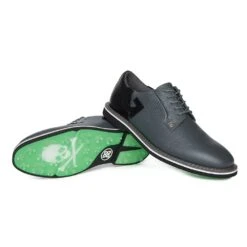 G/FORE Golf Shoes - Quarter G Gallivanter - Charcoal SP23 -Golf Fashion Shop g fore golf shoes quarter g gallivanter charcoal sp23 g4mc0ef11 cha b