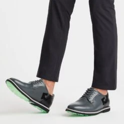 G/FORE Golf Shoes - Quarter G Gallivanter - Charcoal SP23 -Golf Fashion Shop g fore golf shoes quarter g gallivanter charcoal sp23 g4mc0ef11 cha g
