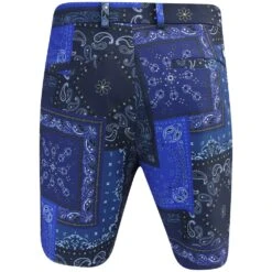 G/FORE Golf Shorts - Maverick 8" Hybrid - Bandana Print SP23 -Golf Fashion Shop g fore golf shorts maverick 8 hybrid bandana print sp23 g4ms23p04a twlt 6