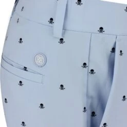 G/FORE Golf Shorts - Maverick 8" Hybrid - Sky Blue Skulls SP23 -Golf Fashion Shop g fore golf shorts maverick 8 hybrid sky blue skulls sp23 g4ms23p04b sky 10