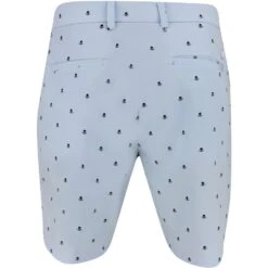 G/FORE Golf Shorts - Maverick 8" Hybrid - Sky Blue Skulls SP23 -Golf Fashion Shop g fore golf shorts maverick 8 hybrid sky blue skulls sp23 g4ms23p04b sky 9