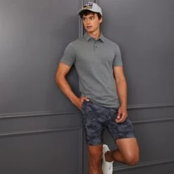 G/FORE Golf Shorts - Maverick 8" Hybrid - Charcoal Camo AW23 -Golf Fashion Shop g fore golf shorts maverick 8 inch hybrid charcoal camo sp23 g4mc0p04b ccam e