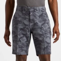 G/FORE Golf Shorts - Maverick 8" Hybrid - Charcoal Camo AW23 -Golf Fashion Shop g fore golf shorts maverick hybrid aw22 03d 1