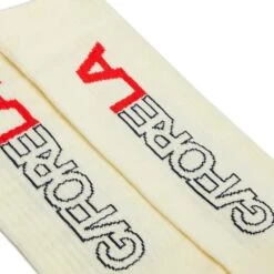 G/FORE Golf Socks - LA Ribbed Crew - Poppy AW23 5 G/FORE Golf Socks - LA Ribbed Crew - Poppy AW23 -Golf Fashion Shop g fore golf socks la ribbed crew poppy sp23 g4ms23a31crw poppy a