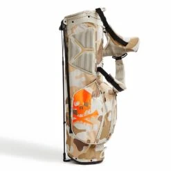 G/FORE Golf Bag - Exploded Camo Stand - Stone AW23 -Golf Fashion Shop g4af23a30 stn 50