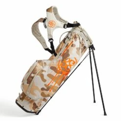 G/FORE Golf Bag - Exploded Camo Stand - Stone AW23 -Golf Fashion Shop g4af23a30 stn 52