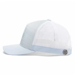 G/FORE Golf Cap - 3D Skull & T'S Trucker - Drizzle AW23 -Golf Fashion Shop g4af23h102 driz 99