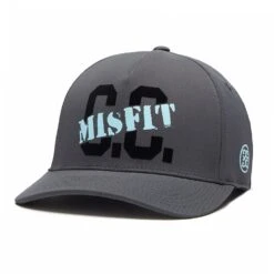G/FORE Golf Cap - C.C. Misfit Snapback - Charcoal AW23 -Golf Fashion Shop g4af23h115 cha 109