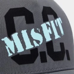 G/FORE Golf Cap - C.C. Misfit Snapback - Charcoal AW23 -Golf Fashion Shop g4af23h115 cha 113