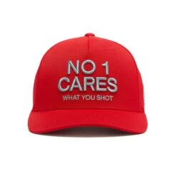 G/FORE Golf Cap - No 1 Cares Snapback - Poppy Red AW23