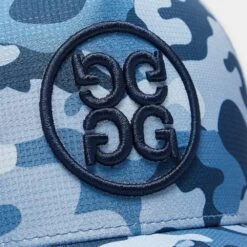 G/FORE Golf Cap - Circle G’S Camo Snapback - Slate AW23 -Golf Fashion Shop g4af23h120 sla 148