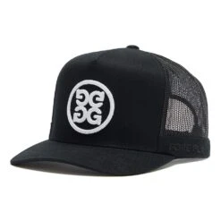G/FORE Golf Cap - Circle G’S Tall Trucker - Onyx AW23 11 G/FORE Golf Cap - Circle G’S Tall Trucker - Onyx AW23 -Golf Fashion Shop g4af23h123 onyx 158