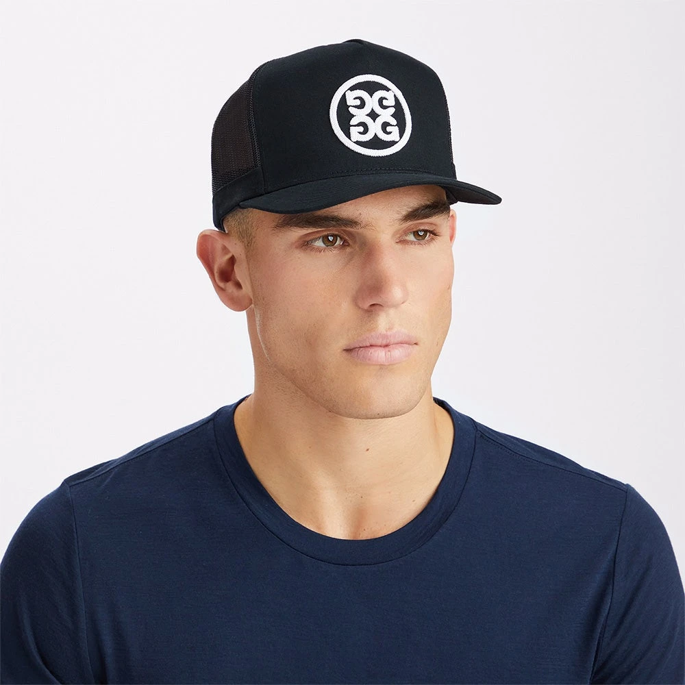G/FORE Golf Cap - Circle G’S Tall Trucker - Onyx AW23 4 G/FORE Golf Cap - Circle G’S Tall Trucker - Onyx AW23 - Image 2