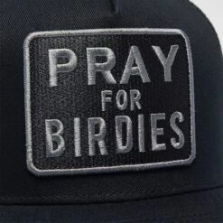 G/FORE Golf Cap - Pray For Birdies Trucker - Onyx AW23 -Golf Fashion Shop g4af23h124 onyx 169