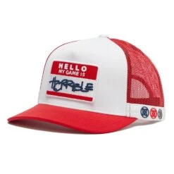 G/FORE Golf Cap - Hello Trucker - Snow AW23 -Golf Fashion Shop g4af23h127 sno 179