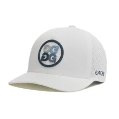 G/FORE Golf Cap - Gradient Circle G’S Snapback - Snow AW23 -Golf Fashion Shop g4af23h145 sno 201