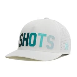 G/FORE Golf Cap - Shots Snapback - Snow AW23 -Golf Fashion Shop g4af23h147 sno 208