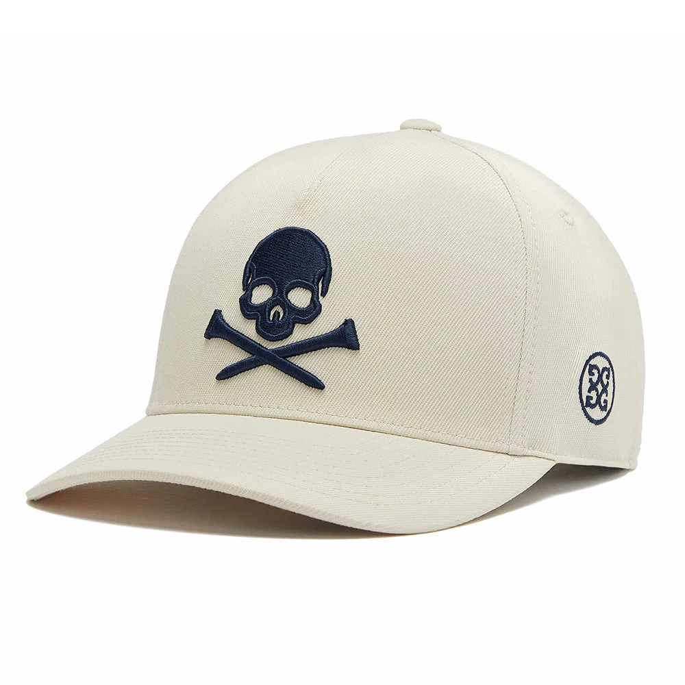 G/FORE Golf Cap - Skull & T'S Snapback - Stone AW23 5 G/FORE Golf Cap - Skull & T'S Snapback - Stone AW23 - Image 3