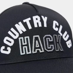G/FORE Golf Cap - Country Club Hack Snapback - Onyx AW23 -Golf Fashion Shop g4af23h74 onyx 88