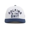 G/FORE Golf Cap - Golfing Snapback - Snow AW23 1 G/FORE Golf Cap - Golfing Snapback - Snow AW23 -Golf Fashion Shop g4af23h99 sno 90