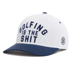 G/FORE Golf Cap - Golfing Snapback - Snow AW23 -Golf Fashion Shop g4af23h99 sno 91
