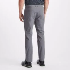 G/FORE Golf Trousers - Tour 5 Pocket Pant - Charcoal AW23 -Golf Fashion Shop g4mc0b50fb cha 374