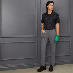 G/FORE Golf Trousers - Tour 5 Pocket Pant - Charcoal AW23 -Golf Fashion Shop g4mc0b50fb cha 377