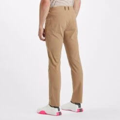 G/FORE Golf Trousers - Tour 5 Pocket Pant - Fawn AW23 -Golf Fashion Shop g4mf23b50 fawn 387