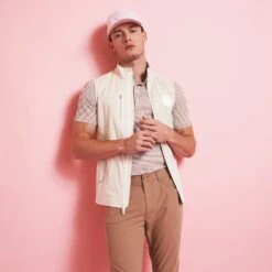 G/FORE Golf Trousers - Tour 5 Pocket Pant - Fawn AW23 -Golf Fashion Shop g4mf23b50 fawn 390