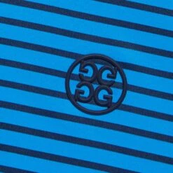 G/FORE Golf Shirt - 3D Skull & Tee's 3D Tech Jersey - Racer Blue AW23 -Golf Fashion Shop g4mf23k061a racer 82