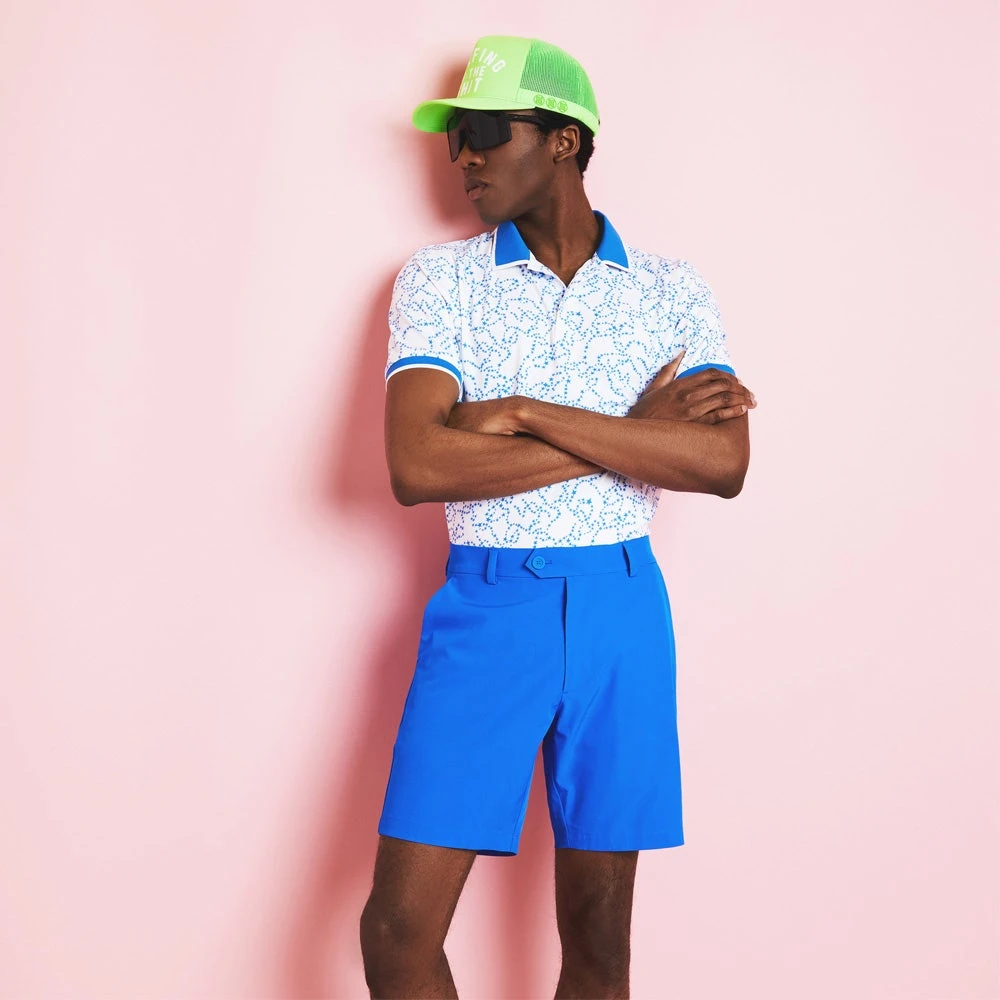 G/FORE Golf Shirt - Star Dust Tech Jersey - Racer Blue AW23 10 G/FORE Golf Shirt - Star Dust Tech Jersey - Racer Blue AW23 - Image 8