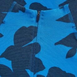 G/FORE Golf Pullover - Tonal Floral Luxe Mid - Racer Blue AW23 -Golf Fashion Shop g4mf23k123c racer 282