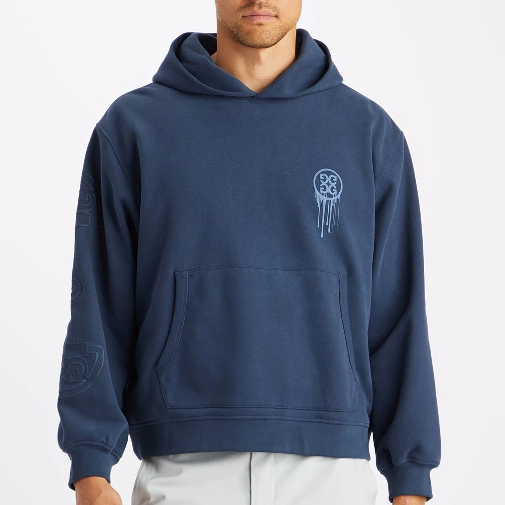 G/FORE Golf Pullover - Reverse Birdies Hoodie - Ink AW23 9 G/FORE Golf Pullover - Reverse Birdies Hoodie - Ink AW23 - Image 7