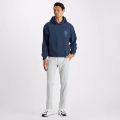 G/FORE Golf Pullover - Reverse Birdies Hoodie - Ink AW23 20 G/FORE Golf Pullover - Reverse Birdies Hoodie - Ink AW23 -Golf Fashion Shop g4mf23k420c ink 313