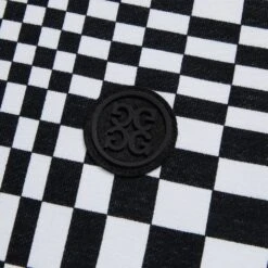 G/FORE Golf Pullover - Distorted Check Hoodie - Snow AW23 -Golf Fashion Shop g4mf23k420e sno 321