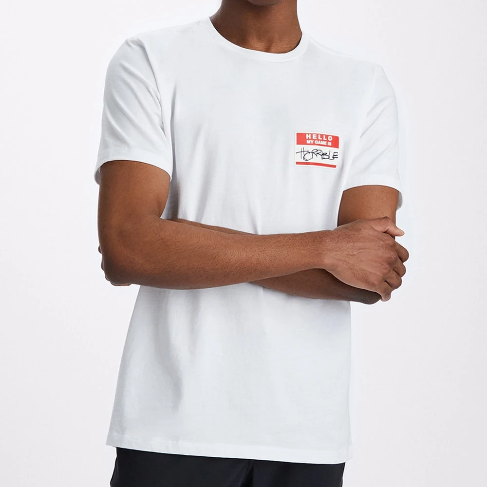 G/FORE Golf T-Shirt - Hello Tee - Snow AW23 9 G/FORE Golf T-Shirt - Hello Tee - Snow AW23 - Image 7