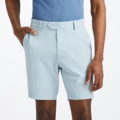 G/FORE Golf Shorts - Maverick Short - Drizzle AW23 -Golf Fashion Shop g4mf23p04 driz 404