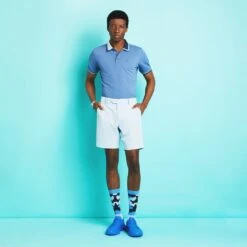 G/FORE Golf Shorts - Maverick Short - Drizzle AW23 -Golf Fashion Shop g4mf23p04 driz 409