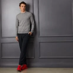 G/FORE Golf Trousers - Tech Street Pant - Onyx AW23 -Golf Fashion Shop g4ms23b112 onyx 402