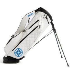 G/FORE Golf Bag - Daytona Plus Stand - Snow AW23 -Golf Fashion Shop g fore daytona plus golf bag 2023 0005 guc000001 sno 4