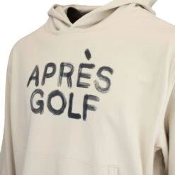 G/FORE Golf Pullover - Après Golf Hoodie - Stone AW23 -Golf Fashion Shop g fore golf pullover apres golf hoodie stone aw23 g4mf23k420a stn 19