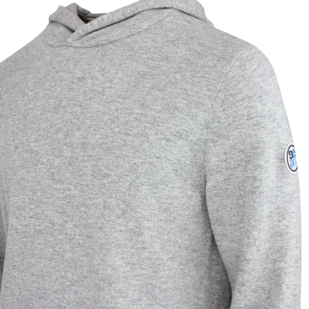 G/FORE Golf Pullover - Cashmere Hoodie - Light Htr Grey AW23 - Image 4