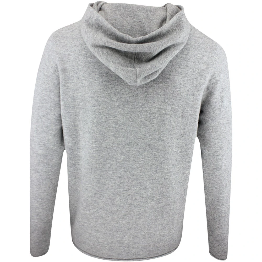 G/FORE Golf Pullover - Cashmere Hoodie - Light Htr Grey AW23 - Image 3