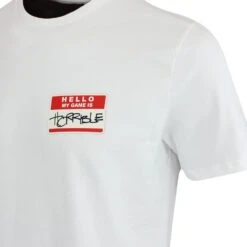 G/FORE Golf T-Shirt - Hello Tee - Snow AW23 15 G/FORE Golf T-Shirt - Hello Tee - Snow AW23 -Golf Fashion Shop g fore golf t shirt hello my game is cotton tee snow aw23 g4mf23k463f sno 87