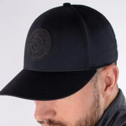 Galvin Green Golf Cap - Spike - Black AW23 -Golf Fashion Shop galvin green golf cap spike ss22 02