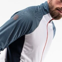 Galvin Green Golf Jacket - Donald FZ Insula - White SS23 -Golf Fashion Shop galvin green golf full zip insula donald g1345 13 h