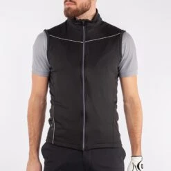 Galvin Green Golf Vest - Davon Insula - Black SS23 -Golf Fashion Shop galvin green golf insula davon full zip ss22 01d
