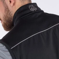 Galvin Green Golf Vest - Davon Insula - Black SS23 -Golf Fashion Shop galvin green golf insula davon full zip ss22 01e